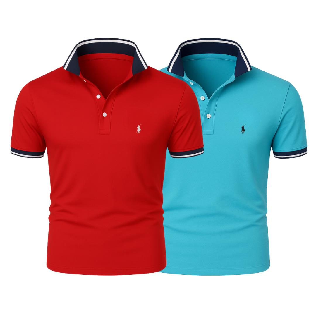 (BUY 1, GET 2) - Premiere Polo Shirt Kit – Professional Line (2-Pack)
