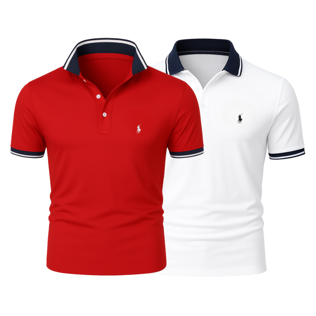 (BUY 1, GET 2) - Premiere Polo Shirt Kit – Professional Line (2-Pack)