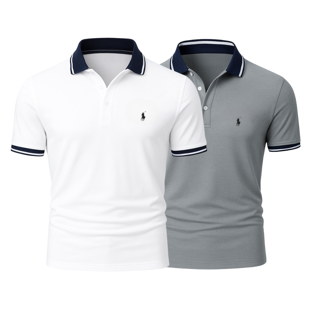 (BUY 1, GET 2) - Premiere Polo Shirt Kit – Professional Line (2-Pack)