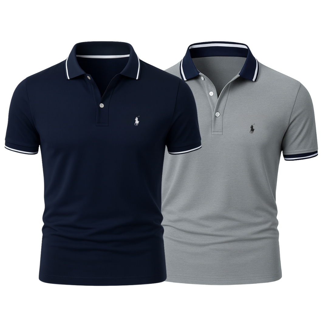 (BUY 1, GET 2) - Premiere Polo Shirt Kit – Professional Line (2-Pack)
