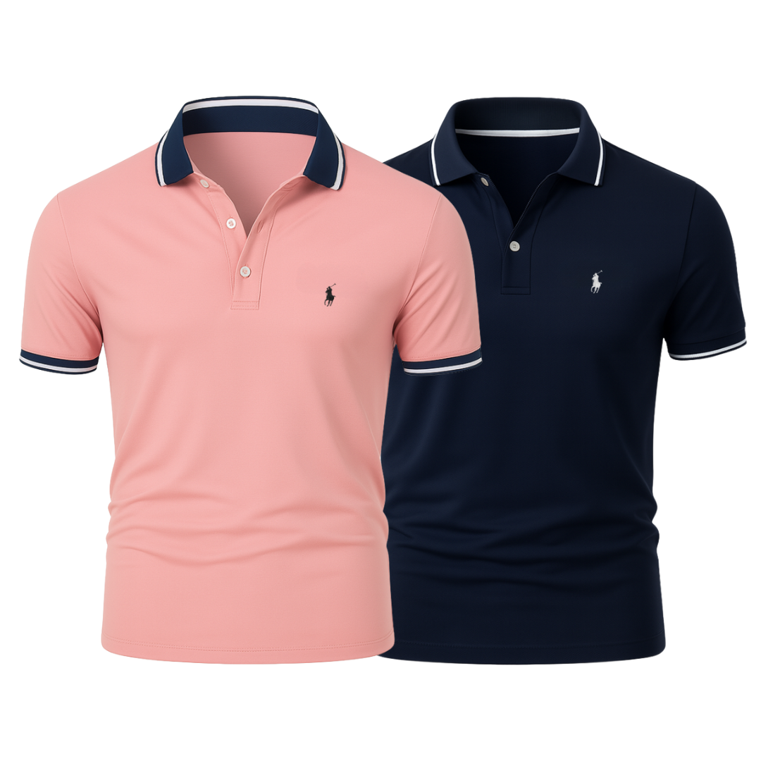 (BUY 1, GET 2) - Premiere Polo Shirt Kit – Professional Line (2-Pack)