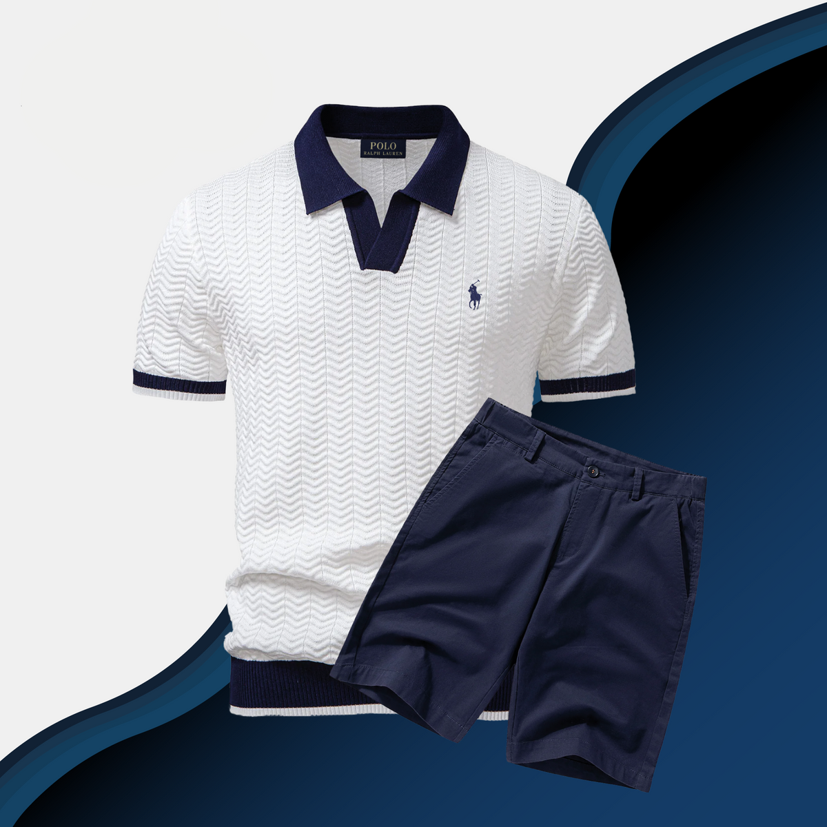 Old Money Polo Shirt + Shorts Set