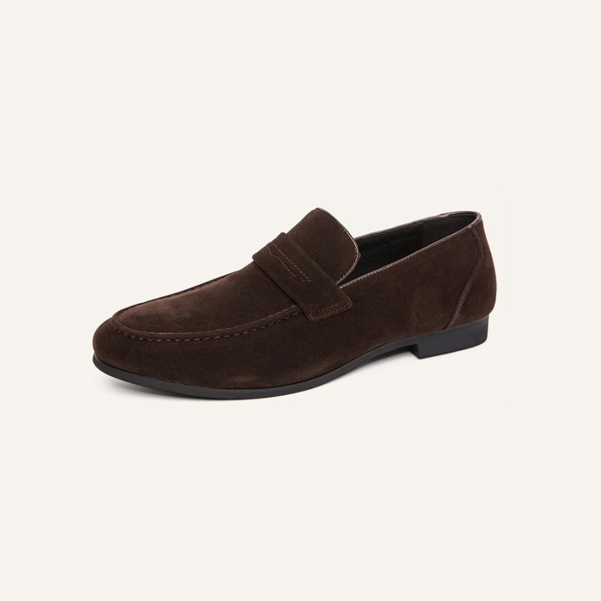 Mocassim Loafer Masculino de Camurça Piazzi marrom