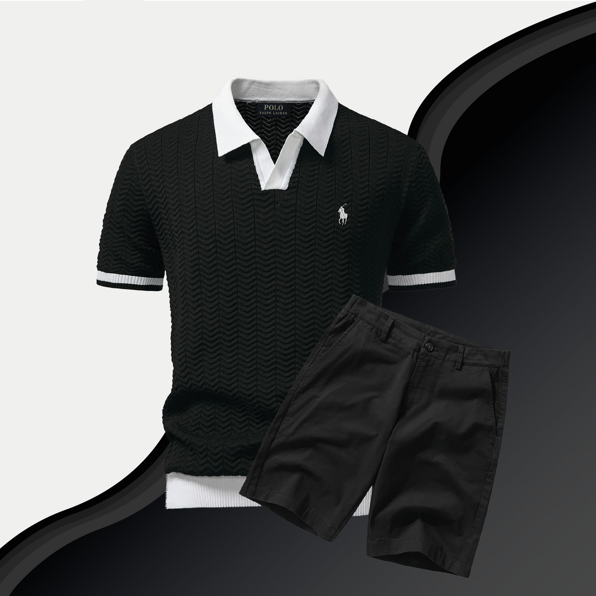 Old Money Polo Shirt + Shorts Set